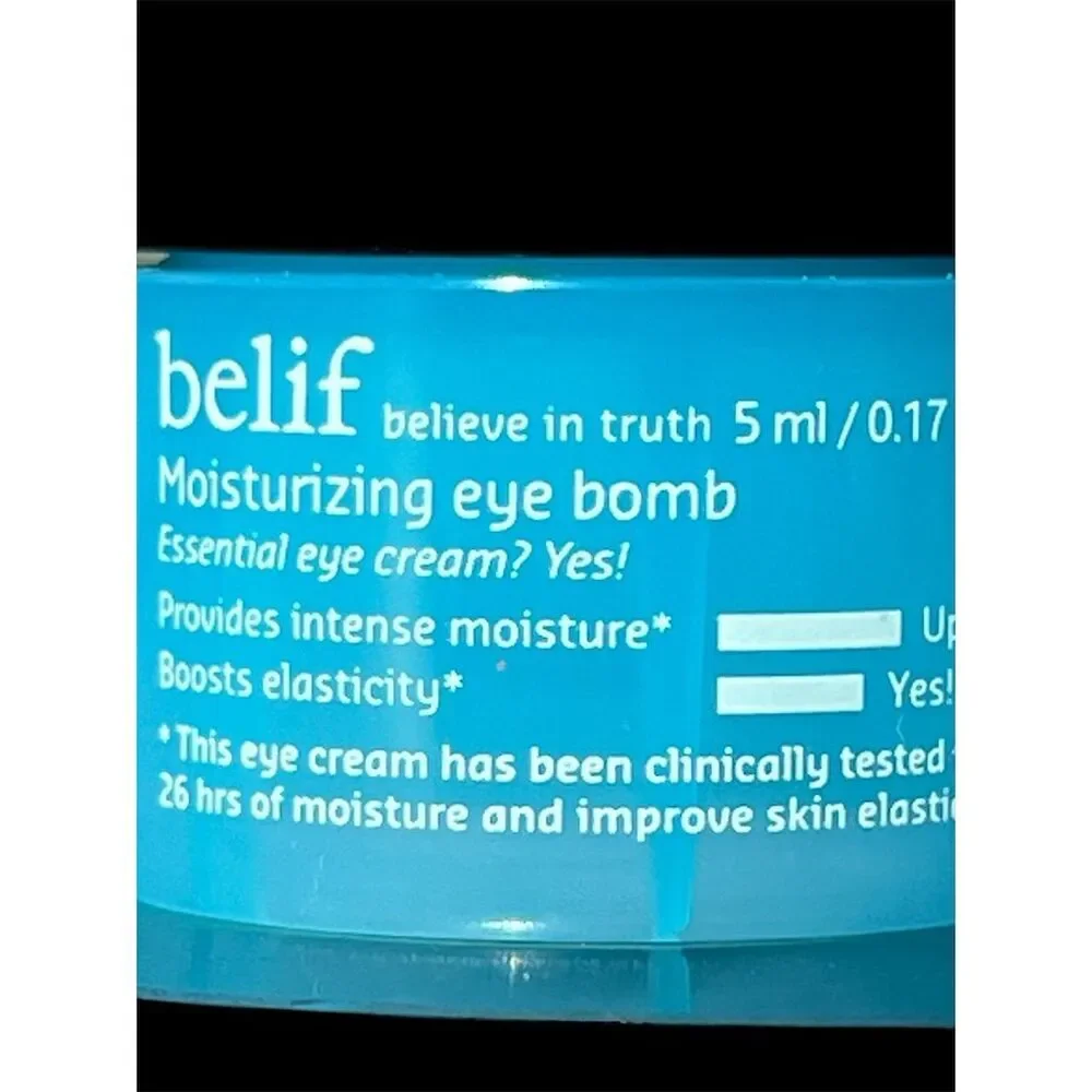 Belif Moisturizing Eye Bomb Cream Sample Size Hydration Boost 0.17 fl oz​